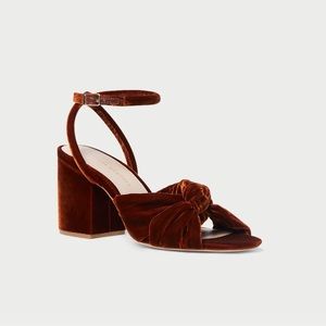 Loeffler Randall Fiamma Sienna Knot Mid-Heel Sandal